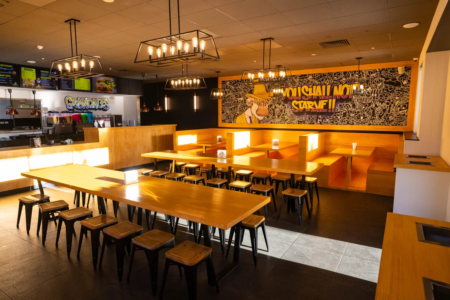 Grandalf's dining room and service counter
